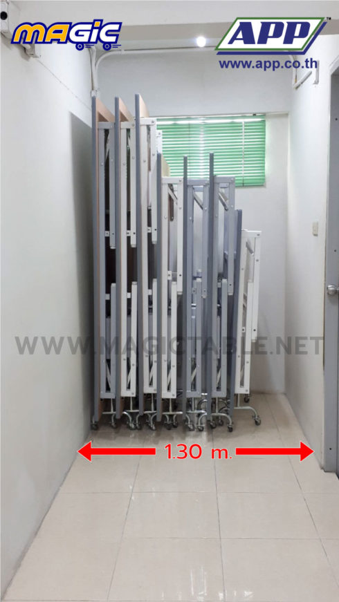 โต๊ะพับ โต๊ะขาพับ โต๊ะพับติดล้อ Magic