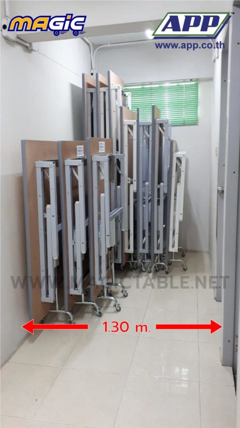 โต๊ะพับ โต๊ะขาพับ โต๊ะพับติดล้อ Magic